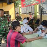 Antusias Warga Ikuti Bakti Kesehatan Teritorial Kodim 0507/Bekasi di Pengasinan