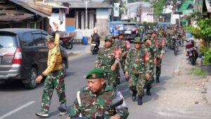 Hanmars 10 Km, Kodim 0507/Bekasi Tingkatkan Kesiapan Jasmani Prajurit