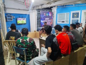 Euforia Perempat Final Piala Dunia 2026, Jajaran Kodim 0501/Jakarta Pusat Pererat Kebersamaan Melalui Nobar Bersama Masyarakat
