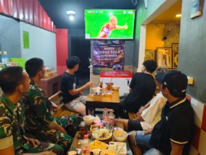 Nobar Bersama TNI Jadi Ajang Kebersamaan dan Penyerapan Aspirasi Warga di Wilayah Koramil 01/Kranji