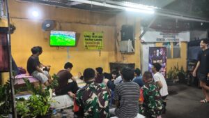 Menuju Partai Puncak, Kodim 0501/Jakarta Pusat Semarakkan Semifinal Piala Dunia 2026 Bersama Warga