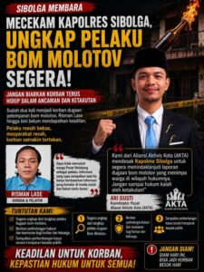 Kasus Dugaan Bom Molotov di Sibolga Belum Terungkap, Korban Minta Polisi Segera Ungkap Pelaku untuk Hentikan Spekulasi