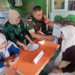 Koramil 05/Kramat Jati Gelar Serbuan Kesehatan Teritorial, Wujud Nyata Kepedulian TNI Terhadap Kesehatan Masyarakat