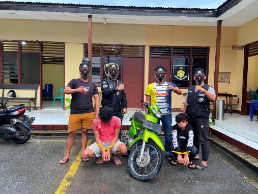 Polsek Balige Ungkap Kasus Curanmor Kurang dari Sepekan, Dua Pelaku Ditangkap dan Motor Korban Diamankan