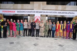 Dandim 0502/Jakarta Utara Hadiri Peresmian Gedung Kejaksaan Negeri Jakarta Utara