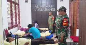 Koramil 08/Duren Sawit Gelar Bakti Kesehatan Teritorial dan Donor Darah