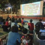 Nobar Spanyol vs Belgia, Korem 051/Wijayakarta Pererat Kebersamaan dengan Warga Cimanggis