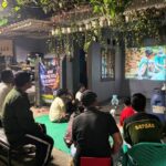 Korem 051/Wijayakarta Nobar Perempat Final Piala Dunia 2026, Warga Antusias Dukung Laga Norwegia vs England