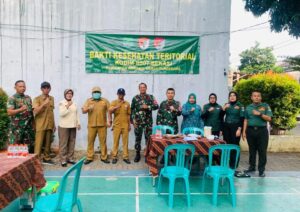 Peduli Kesehatan Warga, Koramil 05/Bantar Gebang Gelar Bakti Kesehatan Gratis Bersama Puskesmas