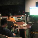 Korem 051/Wijayakarta dan Warga Nobar Semifinal Piala Dunia 2026 Inggris vs Argentina, Pererat Kebersamaan