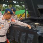 Pemeriksaan Sikap Tampang Personel Staf Sat dan Detasemen Gegana Satbrimob Polda Sumsel serta Pemeriksaan Kendaraan Dinas di Mako Satbrimob Polda Sumsel