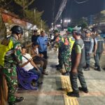 Perkuat Kamtibmas, Koramil 02/Pondok Gede dan Aparat Keamanan Laksanakan Patroli Bersama