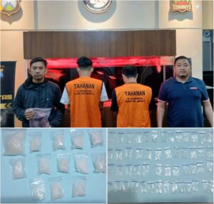 Polrestabes Surabaya Bongkar Peredaran 250,16 Gram Sabu, Dua Terduga Pengedar Diamankan