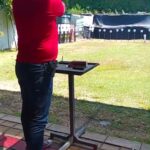 Bukan Sekadar Prestasi, AKP Adik Agus Konsisten Asah Skill Menembak di Polda Jatim 