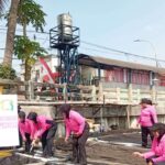 Polsek Krembangan Dorong Ketahanan Pangan Lewat Budidaya Ikan Lele.