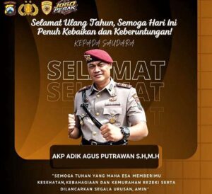 UCAPAN DI HARI ISTIMEWA: Komunitas Selatan Keras Beri Kejutan, Ucapkan Selamat Ulang Tahun kepada AKP Adik Agus Putrawan