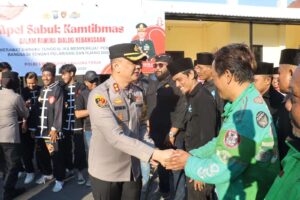 Polres Pelabuhan Tanjung Perak Gelar Apel Sabuk Kamtibmas dalam Rangka Dialog Kebangsaan