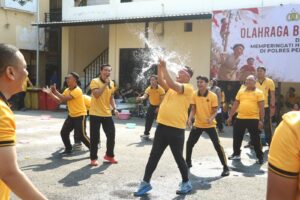 Semarak HUT ke-81 Kemerdekaan RI, Polres Tanjung Perak Gelar Olahraga dan Lomba Khas Agustusan