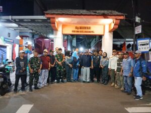 Koramil 05/Kramat Jati-Makasar Gelar Patroli/Siskamling Perkuat Keamanan Wilayah