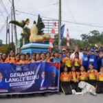 Gotong Royong Jaga Alam, Pemkab Taput Bersama Partai Demokrat dan Masyarakat Tanam Pohon