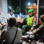 Wujudkan Rasa Aman bagi Masyarakat, Koramil 05/Bantar Gebang Gencarkan Patroli Malam Bersama Aparat Kepolisian dan Linmas
