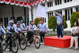 Ratusan Pesepeda Taklukkan Rute Tour de Humbahas, Wisata Alam Jadi Andalan