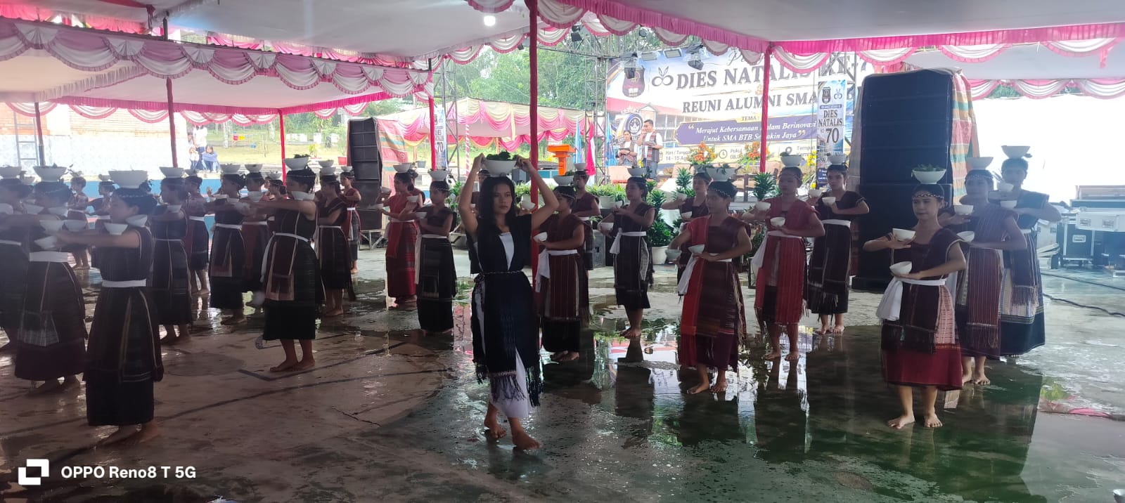 Foto :Momentum Dies Natalis ke-70 SMA Swasta Bintang Timur Balige