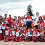 Bupati dan Wakil Bupati Tapanuli Utara Hadiri Rangkaian HUT ke-81 RI di Geosite Hutaginjang