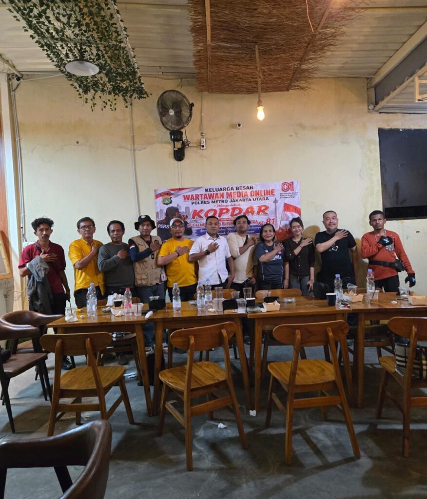 Perkuat Sinergi Pers dan Kepolisian, Pokja Media Online Polres Metro Jakut Gelar Kopdar