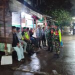 Perkuat Kamtibmas, Koramil 04/Jati Asih dan Aparat Keamanan Laksanakan Patroli Bersama