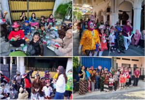 Karnaval HUT RI ke-81 di Kupang Panjaan Surabaya, Warga Tampilkan Budaya Nusantara