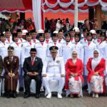 Kasdim 0507/Bekasi Bacakan Teks Pembukaan UUD 1945 pada Upacara HUT ke-81 Kemerdekaan RI Tingkat Kota Bekasi