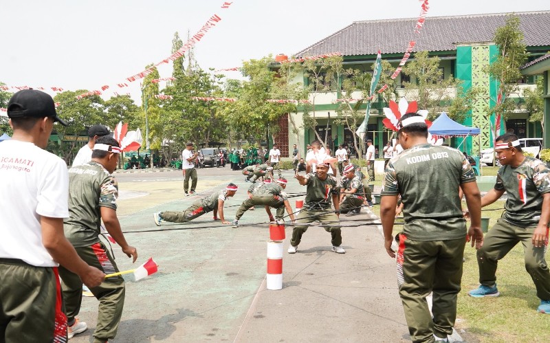 Bukan Sekadar Lomba, Kodim 0813 Bojonegoro Bangun Soliditas Lewat Tradisi 17-an