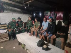 Koramil 03/Ps.Rebo-Ciracas Gelar Siskamling Jaga Kamtibmas Wilayah Binaan