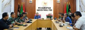 Kunjungan Tim Peneliti Seskoad, Perkuat Sinergi TNI dan Pemkab Tapanuli Utara