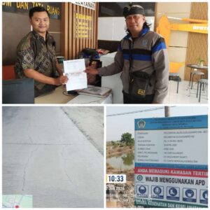 Rabat Beton Duduksampeyan-Betoyoguci Retak, LPHM Pandawa Desak DPUTR Gresik Buka Data Proyek