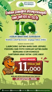HUT ke-110 KBS, Empat Kura-Kura Aldabra Raksasa dari Jepang Jadi Penghuni Baru