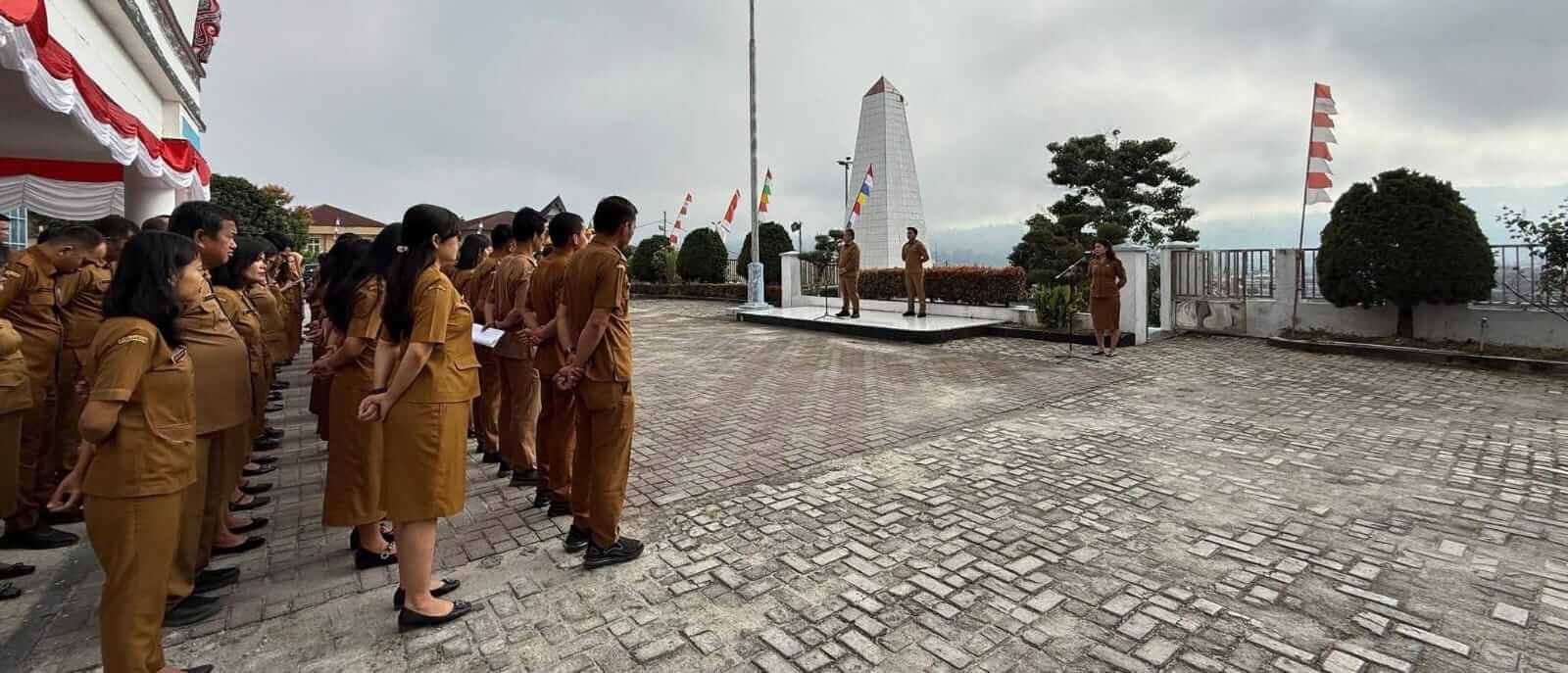Wakil Bupati Tapanuli Utara Pimpin Apel Gabungan, Tekankan Kinerja dan Dampak Program