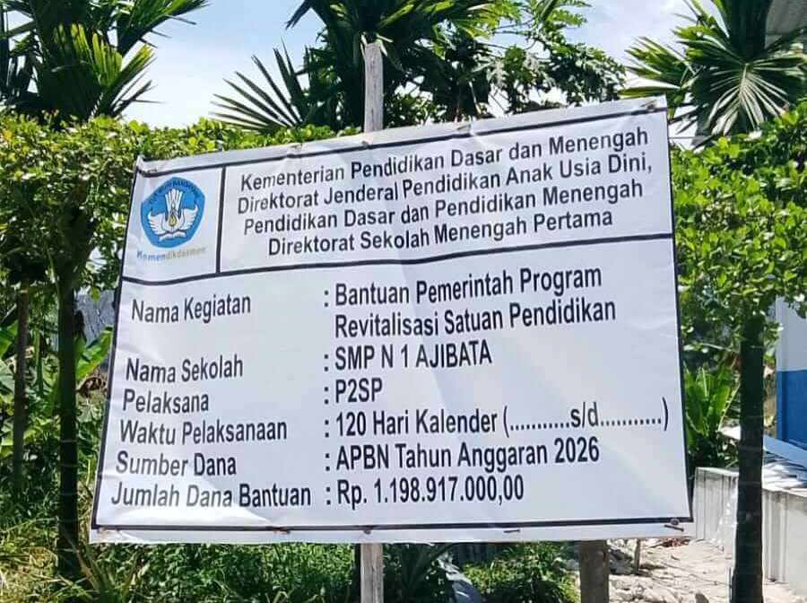 Proyek Rp1,19 Miliar di SMPN 1 Ajibata Janggal, Durasi 120 Hari Tanpa Tanggal