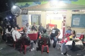 Koramil 01/Jatinegara Gelar Patroli/Siskamling Perkuat Keamanan Malam Minggu