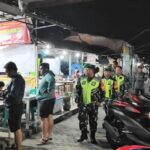 Koramil 01/Kranji Bersama Aparat Keamanan Tingkatkan Patroli Malam Ciptakan Lingkungan Kondusif
