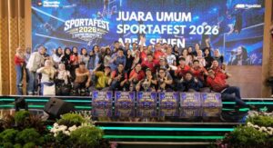 SPORTAFEST 2026 Kanwil VIII Jakarta 1: Area Senen Raih Juara Umum, Semangat Sportivitas dan Kebersamaan Karyawan Makin Solid