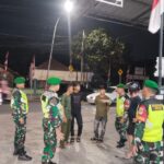 Demi Keamanan dan Kenyamanan Warga, Koramil 03/Teluk Pucung Rutin Gelar Patroli Malam