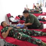 Tingkatkan Kepedulian, Kodim 0505/Jakarta Timur Gelar Donor Darah