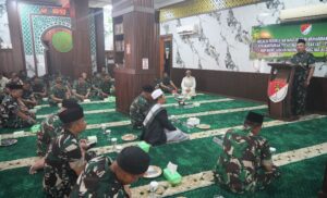 Korem 052/Wijayakrama Tanamkan Keteladanan Rasulullah Melalui Peringatan Maulid Nabi Muhammad SAW 1448 H/2026 M