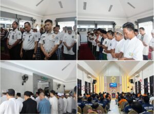 Doa Lintas Agama Menggema di Rutan Kelas I Surabaya untuk Korban Musibah KMP Virgo Transport 8