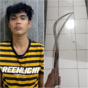 Celurit 1,5 Meter Hendak Disewakan Rp50 Ribu untuk Tawuran, Pemuda Rangkah Jadi Tersangka