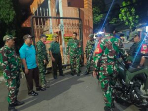 Cegah Tawuran dan Kenakalan Remaja, Koramil 08/Duren Sawit Bersama Komduk Gelar Patroli