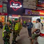 Patroli Sinergi 3 Pilar, Koramil 04/Jati Asih Amankan Titik Rawan Gangguan Kamtibmas