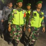 Cegah Gangguan Kamtibmas, Koramil 03/Teluk Pucung Bersama Aparat Gabungan Perkuat Patroli